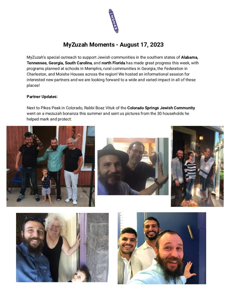 thumbnail of MyZuzah Moments – August 17, 2023